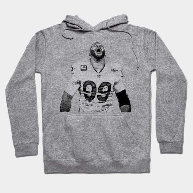 Aaron Donald Hoodie by Zluenhurf